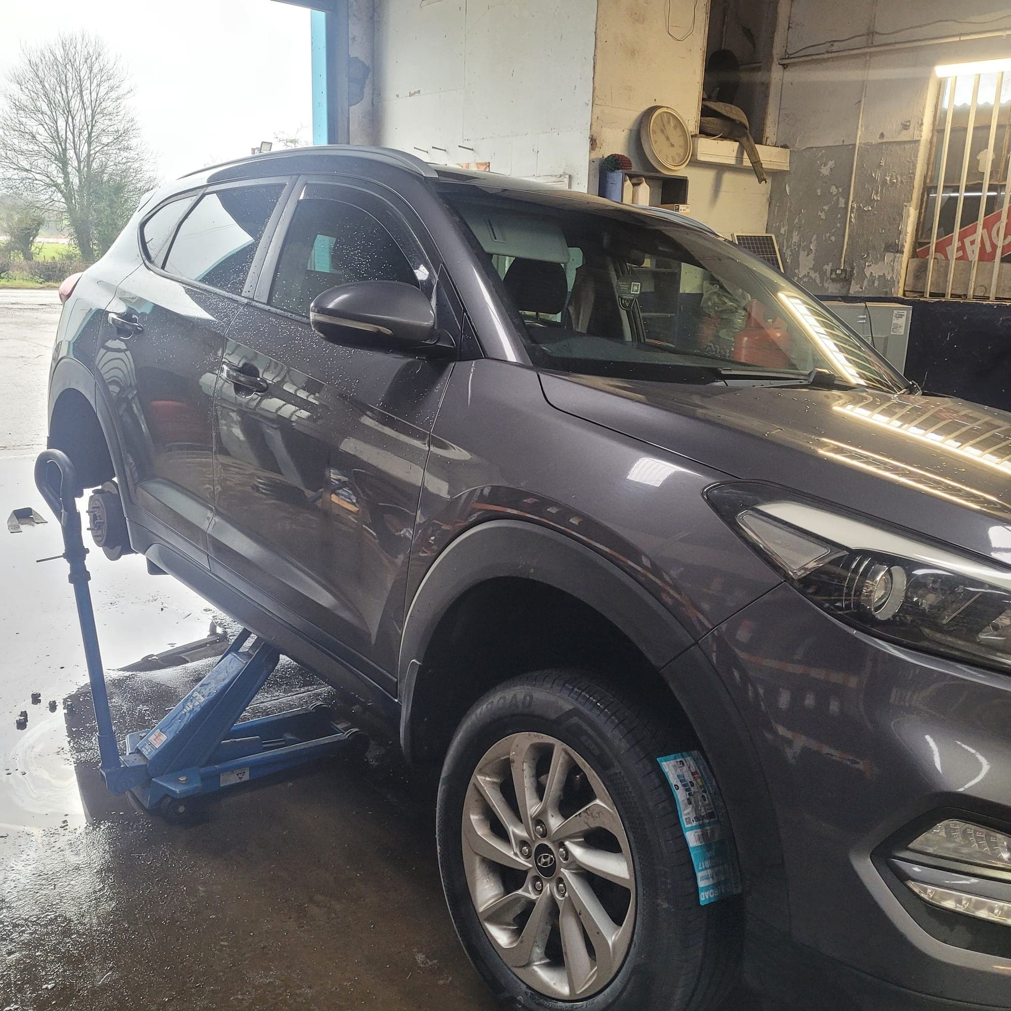 Vehicle at Tierney's Garage in Enniskillen, County Fermanagh